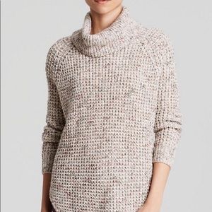 Free People Dylan Tweedy Oatmeal Turtleneck